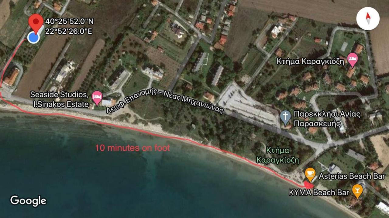 Lovely Apartment By The Sea 2 ….. Epanomi Zewnętrze zdjęcie